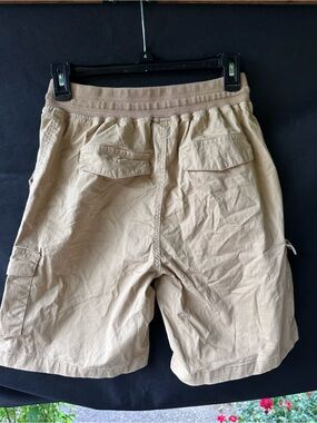 Women’s Casual Drawstring Cargo Shorts - Khaki